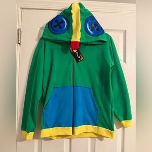 Leon (the chameleon) hoodie from the game Brawl Stars